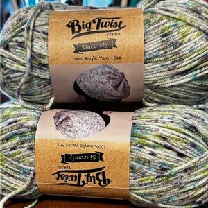 Premier Peacock Confetti Variegated Yarn in Gray, Green & Purple